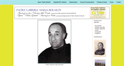 Desktop Screenshot of padregabrielemariaberardi-osm.org